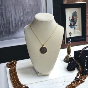 COPY - 💲ALE! 🏷️ LV Stamp Pendant Necklace ✨